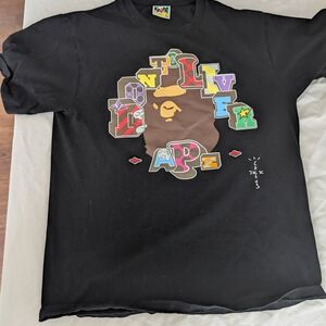 Bape Black Graphic Tee - Short Sleeve